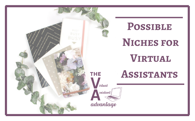 Possible Niches for the Virtual Assistant