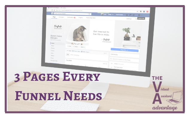 3 Pages Every Funnel Must Have – And What to Include on Them!