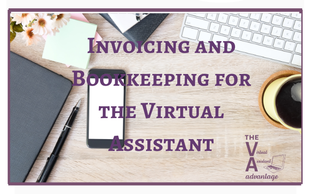 invoicing and bookkeeping for the virtual assistant