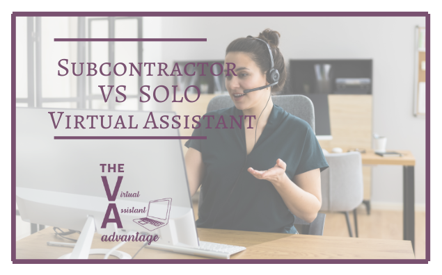 Subcontractor VS Solo VA