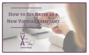 how to set rates as a virtual assistant